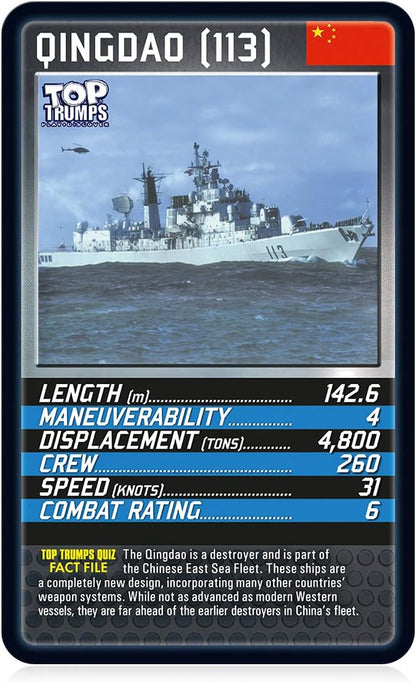 Battleships Top Trumps Card Game