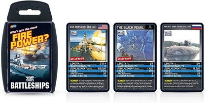 Battleships Top Trumps Card Game