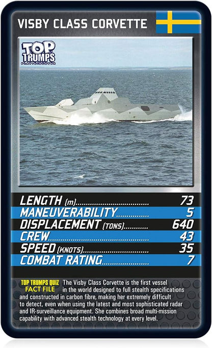 Battleships Top Trumps Card Game