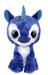 LUMO STARS Velvet Plush Animals Blue/White – Plush (Animals Toys, Blue, White, Soft Toy, 3 Years (S), Unicorn, Boy/Girl