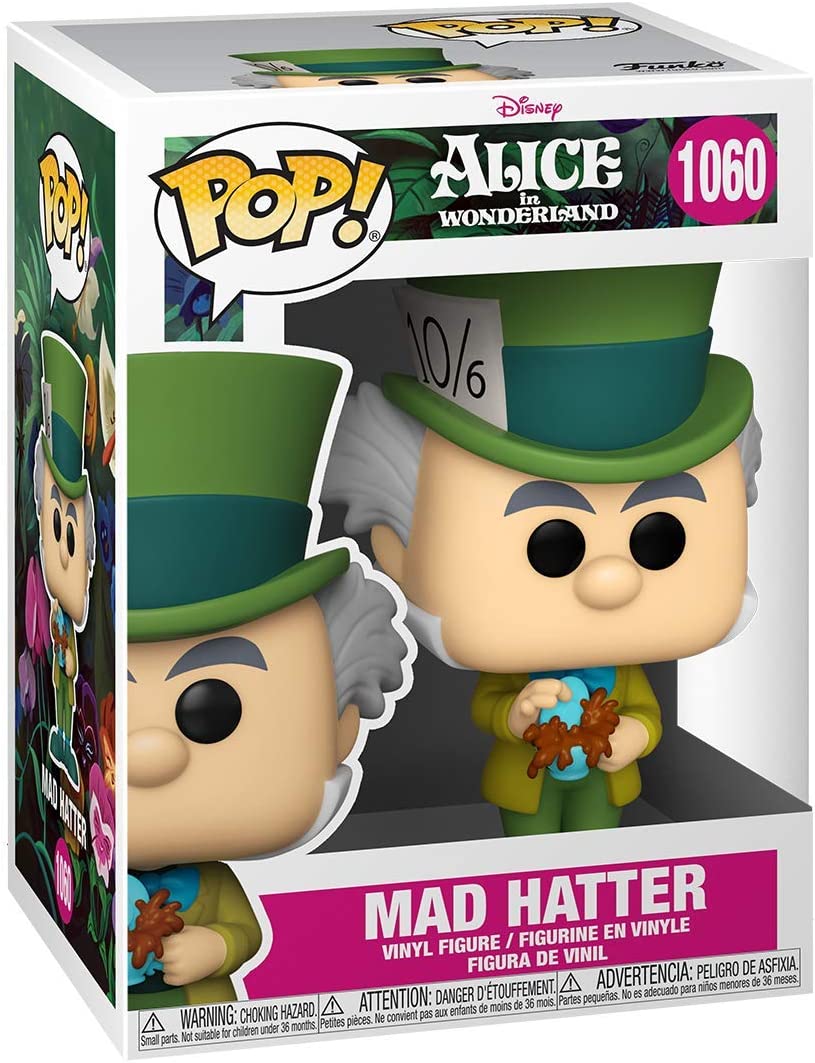 Funko POP! Disney: Alice 70th– Mad Hatter - Alice In Wonderland - Collectable Vinyl Figure - Gift Idea - Official Merchandise - Toys for Kids & Adults - Movies Fans - Model Figure for Collectors