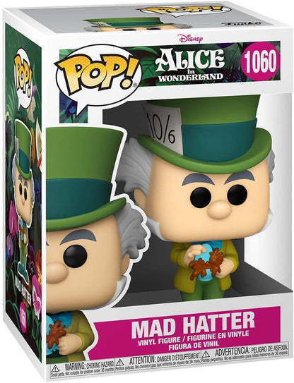Funko POP! Disney: Alice 70th– Mad Hatter - Alice In Wonderland - Collectable Vinyl Figure - Gift Idea - Official Merchandise - Toys for Kids & Adults - Movies Fans - Model Figure for Collectors