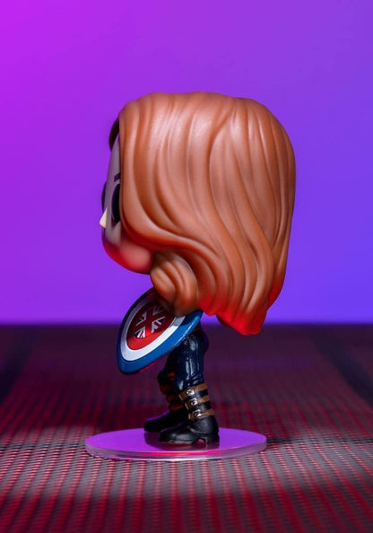 Funko POP! Marvel - What If - Captain Carter - Marvel What If - Collectable Vinyl Figure - Gift Idea - Official Merchandise - Toys for Kids & Adults - TV Fans - Model Figure for Collectors