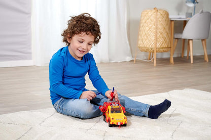 Simba 109251094 Fireman Sam Venus 2.0 Fire Engine with Figure, Original Sound, Blue Light, Arrow Shot Function, Doors for Opening, Penny Toy Figure, Lots of Accessories, 19 cm, from 3 Years