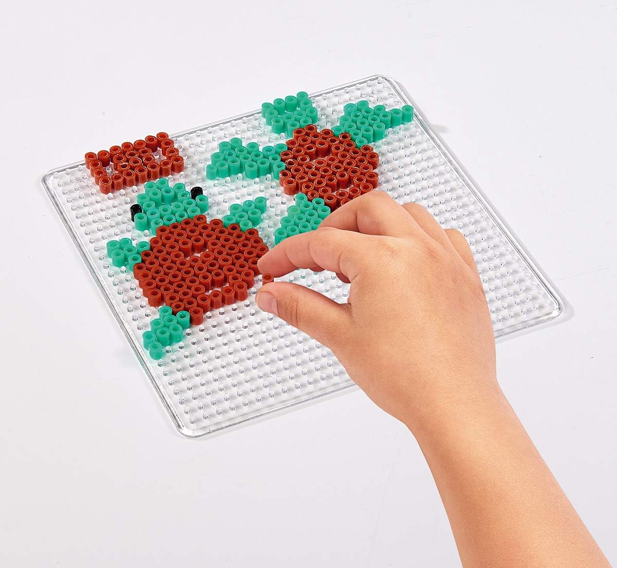 Simba 106376030 Art und Fun - Cuentas para Planchar (3D, 2400 Perlas, 1 Placa de Ranura, 5 Plantillas, para niños a Partir de 6 años