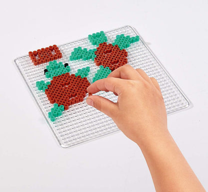 Simba 106376030 Art und Fun - Cuentas para Planchar (3D, 2400 Perlas, 1 Placa de Ranura, 5 Plantillas, para niños a Partir de 6 años