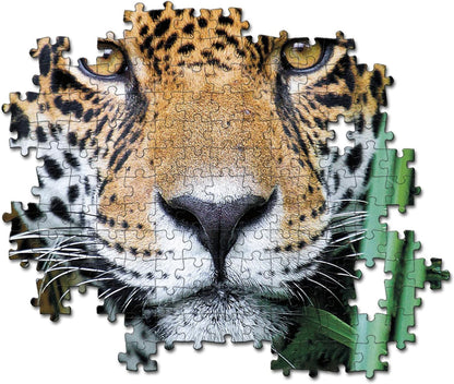 Clementoni 35127 en la Jungla 500pcs Animals Collection Jaguar in The Jungle 500 Pieces, Made in Italy, Jigsaw Puzzle for Adults, Multicolor, Medium