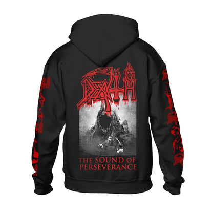 DEATH - THE SOUND OF PERSEVERANCE BLACK Hooded Sweatshirt X-Large