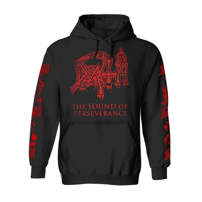 DEATH - THE SOUND OF PERSEVERANCE BLACK Hooded Sweatshirt X-Large