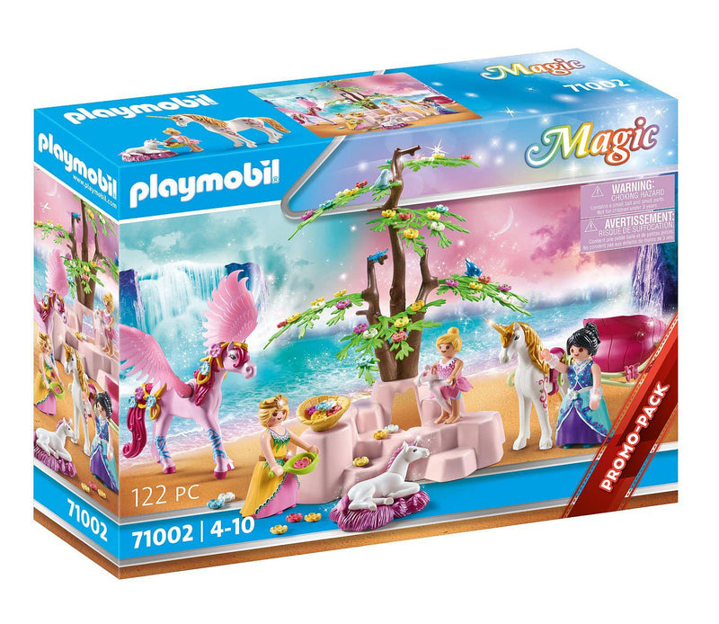 Playmobil Magic 71002 Unicorn Carriage with Pegasus and Princess, Toy for Children Ages 4+