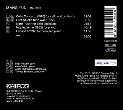 Isang Yun: Music for Cello and Piano