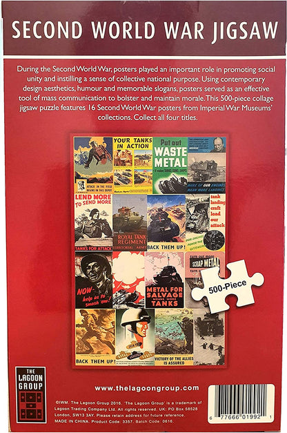 Lagoon Group Second World War 500-Piece Jigsaw - Land One size