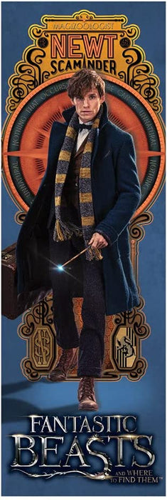 The Noble Collection Fantastic Beasts Newt Scamander Wand Pen and Bookmark - 9in (23cm) Officially Licensed Film Set Movie Props Wand Gifts Stationery