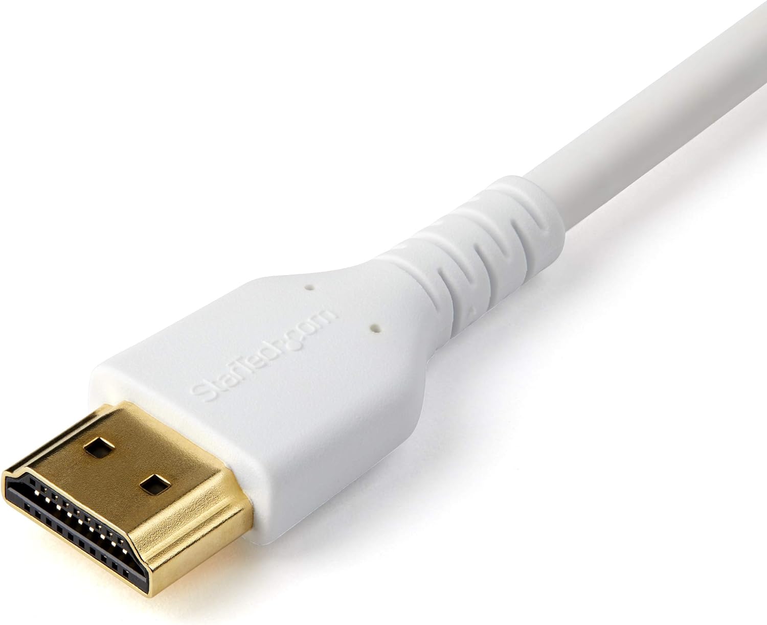 StarTech.com 6ft (2m) Premium Certified HDMI 2.0 Cable with Ethernet - Durable High Speed UHD 4K 60Hz HDR - Rugged M/M HDMI Cord with Aramid Fiber - TPE - Ultra HD Monitors, TVs & Displays (RHDMM2MPW