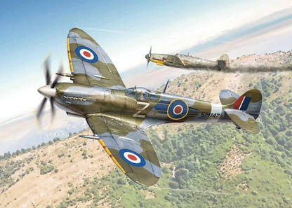 Italeri -2804 Spitfire MK. IX, 1:48 Scale, Model Kit, Plastic Model, Modelling, IT2804
