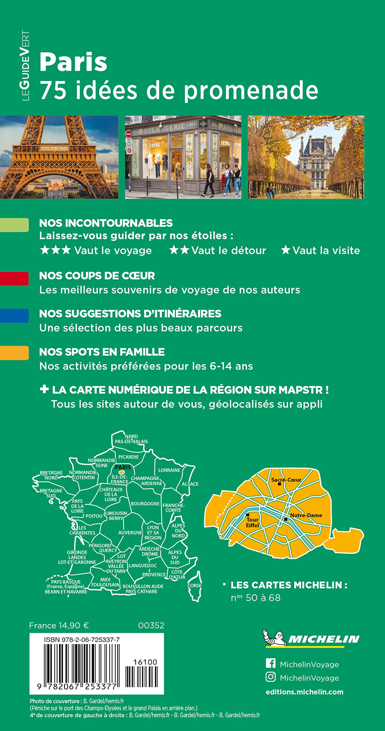 Paris: 75 idées de promenade (Le Guide Vert