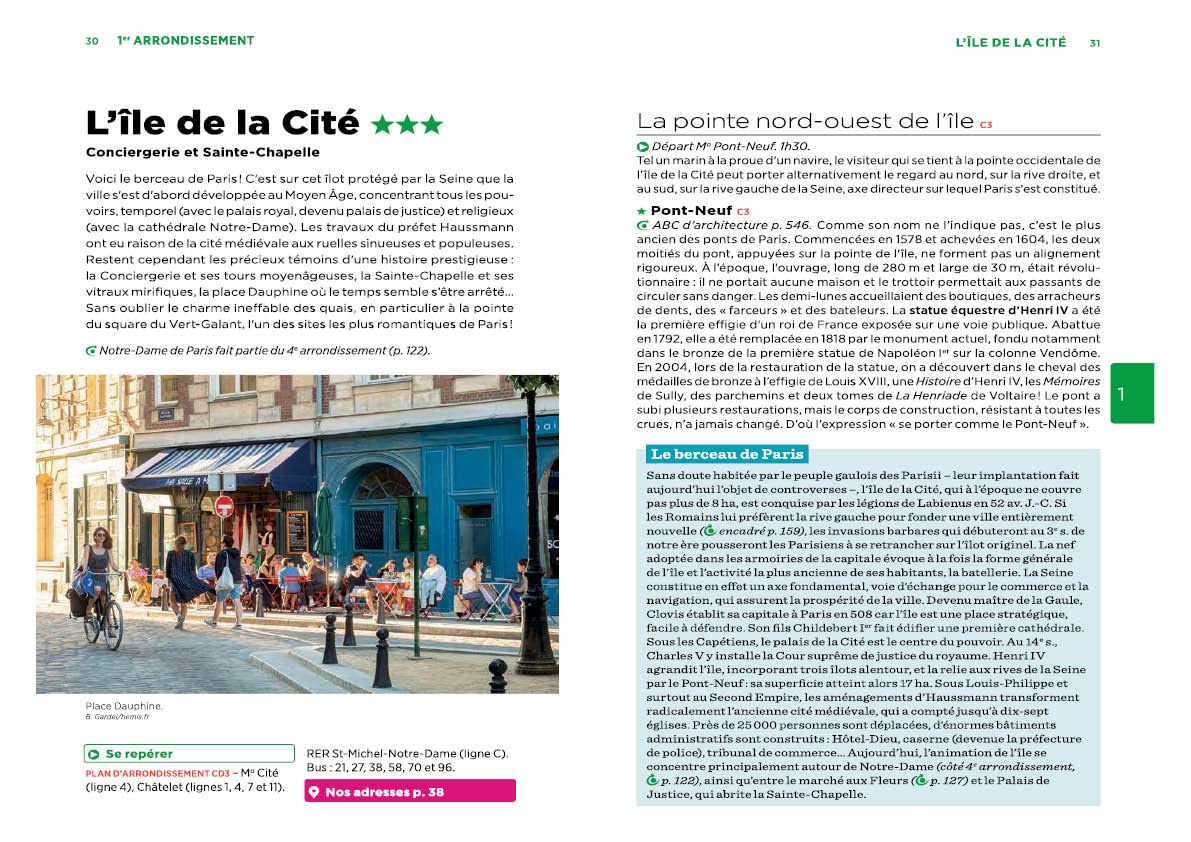 Paris: 75 idées de promenade (Le Guide Vert