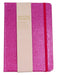 A5 CASED Glitter Notebook - Bright Pink