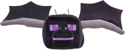 Mattel Minecraft Ender Dragoon Plush Figure with Lights and Sounds, Video-Game Collectible Toy, Gift for Fans Age 3 Years Old & Up, HGV56