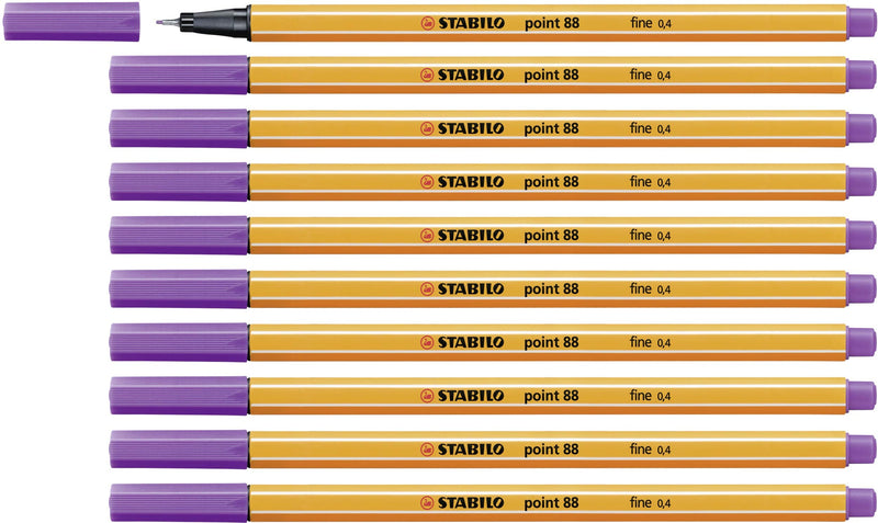 Fineliner - STABILO point 88 - Pack of 10