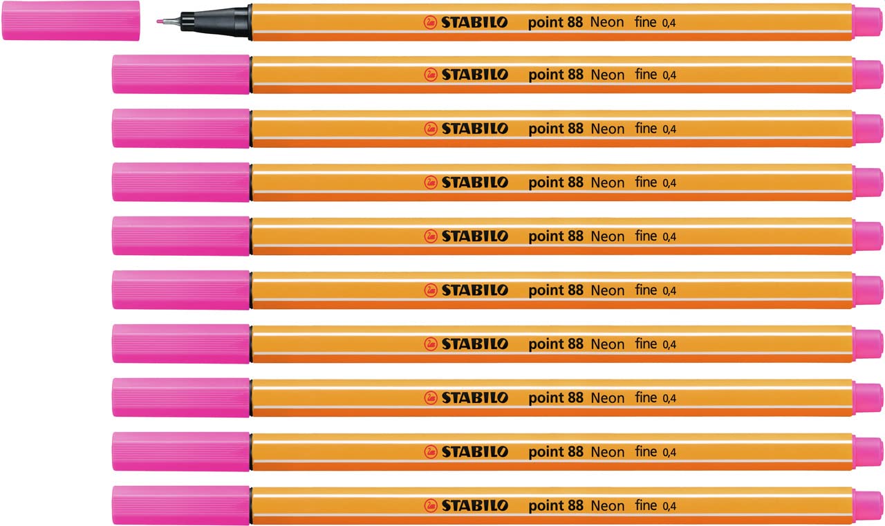 Fineliner - STABILO point 88 - Pack of 10