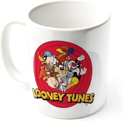 Pyramid International Looney Tunes Mug (Logo Design) 11oz Ceramic Coffee Mug, Cups and Coffee Mugs for Women and Men, Mugs for Kids - Official Merchandise