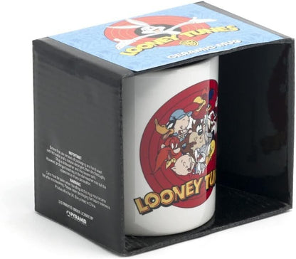 Pyramid International Looney Tunes Mug (Logo Design) 11oz Ceramic Coffee Mug, Cups and Coffee Mugs for Women and Men, Mugs for Kids - Official Merchandise