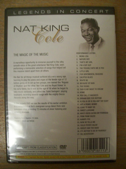Nat King Cole - Legends in Concert (English Version