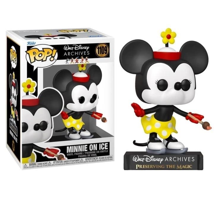 Funko Pop! Disney: Minnie Mouse - Minnie on Ice - (1935) - Disney Standard Characters - Collectable Vinyl Figure - Gift Idea - Official Merchandise - Toys for Kids & Adults - TV Fans