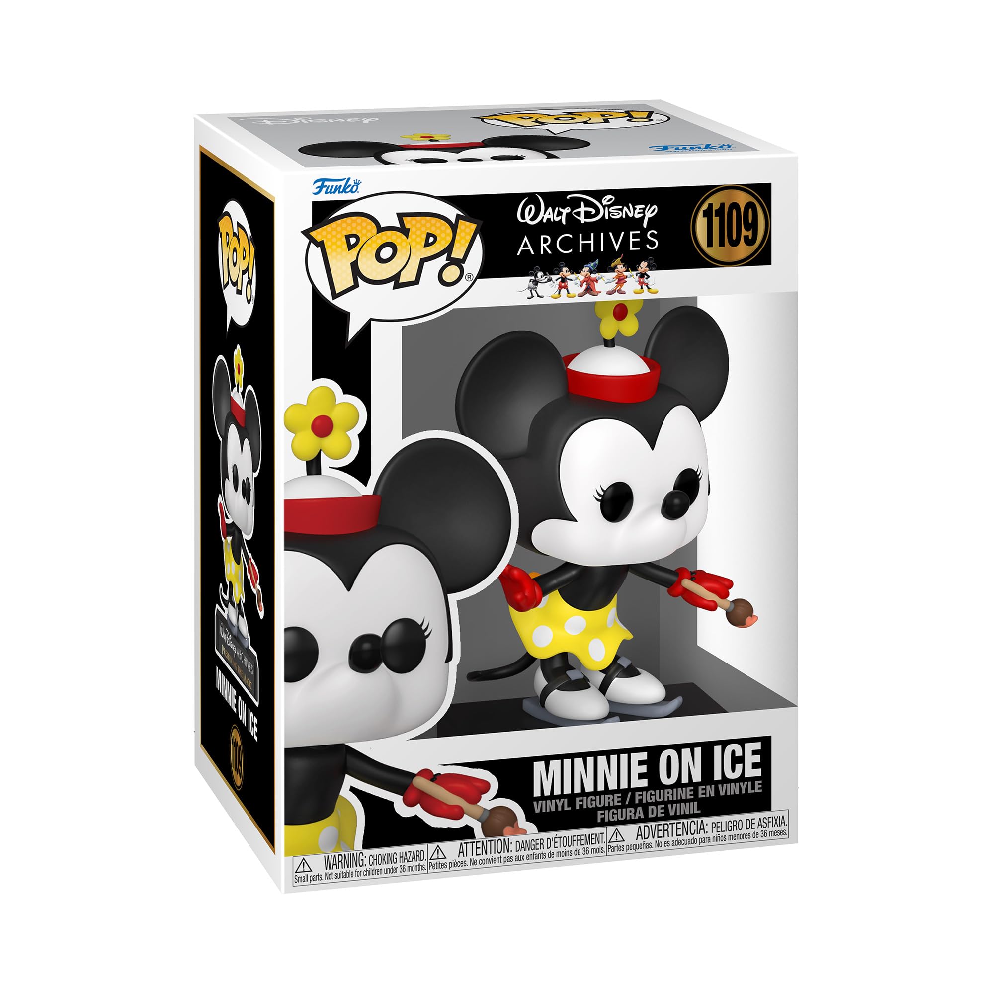 Funko Pop! Disney: Minnie Mouse - Minnie on Ice - (1935) - Disney Standard Characters - Collectable Vinyl Figure - Gift Idea - Official Merchandise - Toys for Kids & Adults - TV Fans
