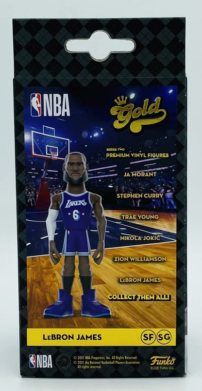 Funko Pop! Gold NBA: Lakers - Lebron James (City) 5" with Chase (Styles May Vary