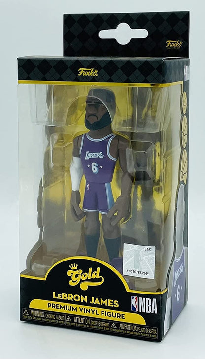 Funko Pop! Gold NBA: Lakers - Lebron James (City) 5" with Chase (Styles May Vary