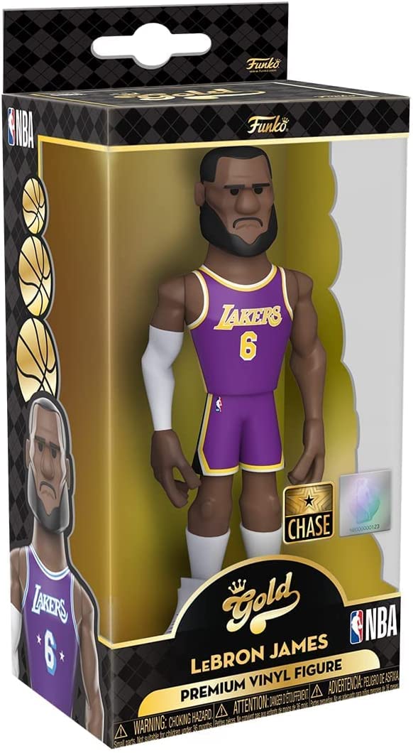 Funko Pop! Gold NBA: Lakers - Lebron James (City) 5" with Chase (Styles May Vary
