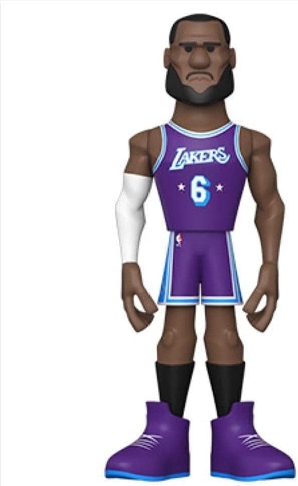 Funko Pop! Gold NBA: Lakers - Lebron James (City) 5" with Chase (Styles May Vary