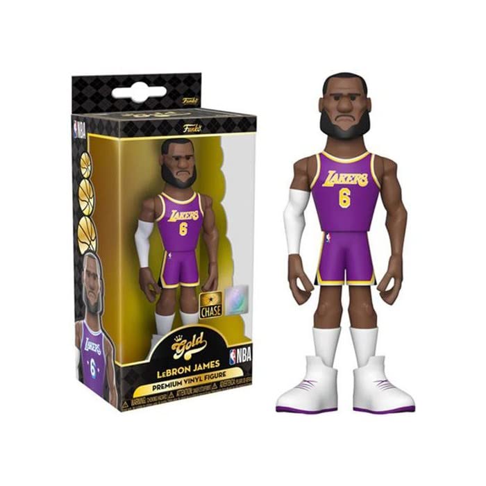 Funko Pop! Gold NBA: Lakers - Lebron James (City) 5" with Chase (Styles May Vary