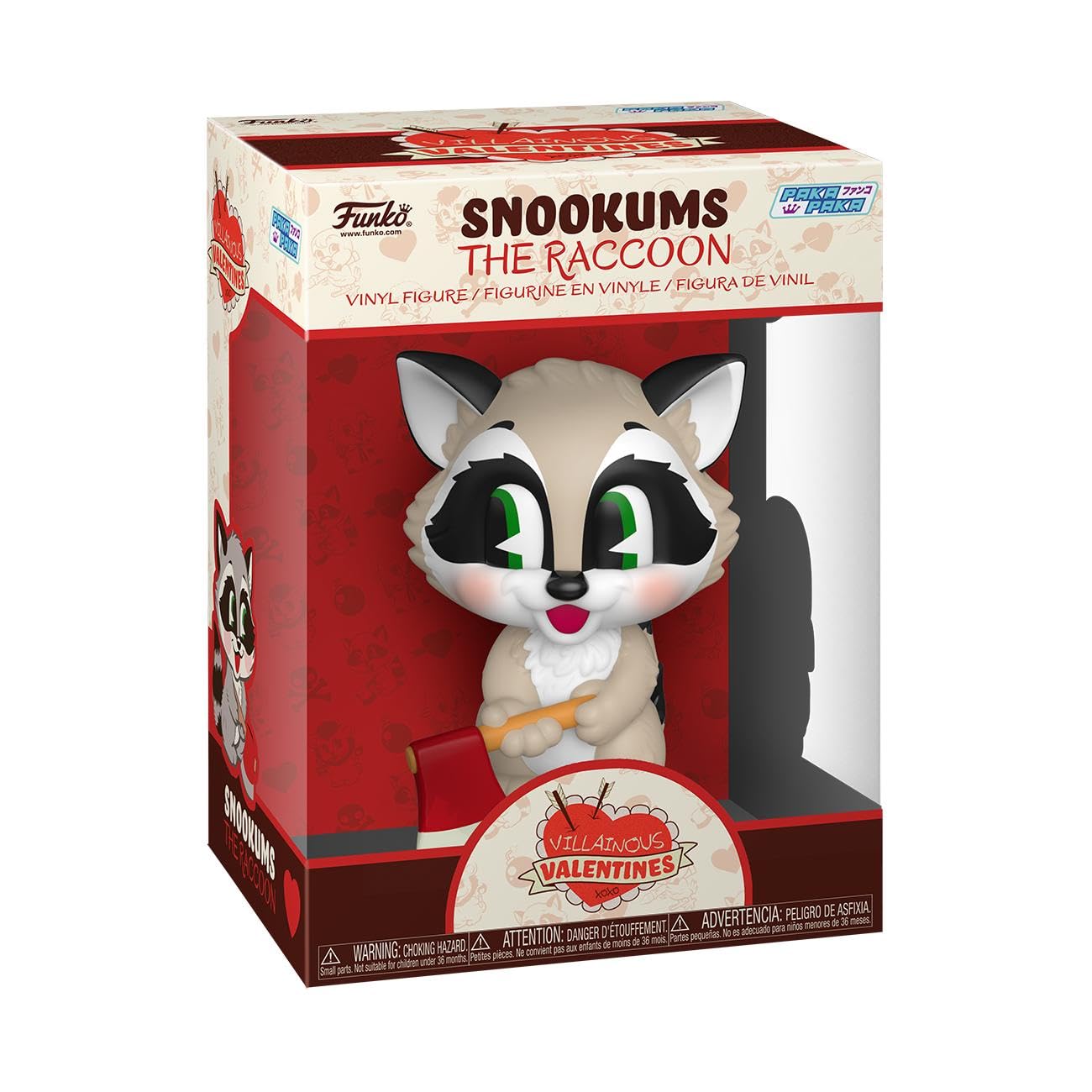 Funko Vinyl Figure: Villainous Valentines - Raccoon - Collectable Vinyl Figure - Gift Idea - Official Merchandise - Toys for Kids & Adults - Model Figure for Collectors and Display