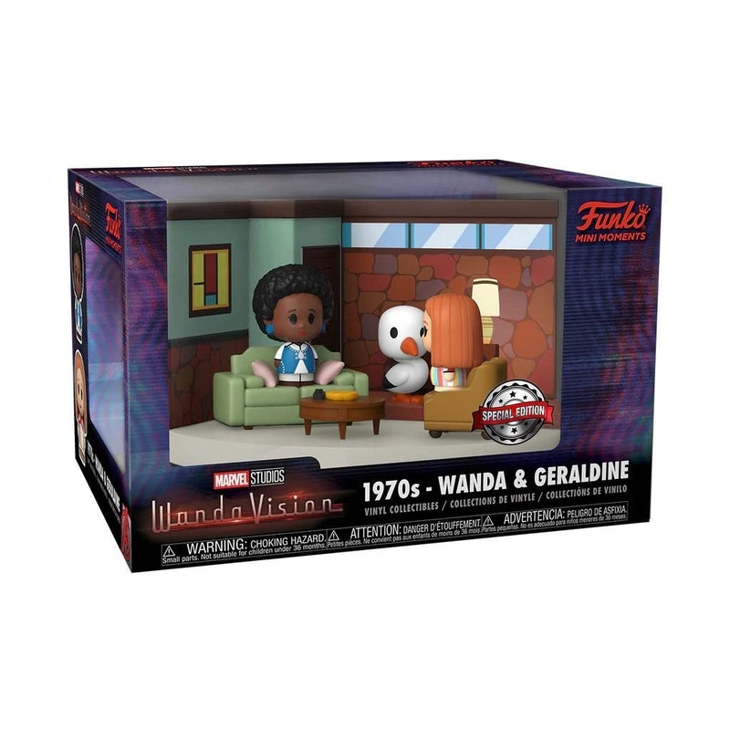 Funko Mini Moments: Marvel: Wanda Vision - LR 70’s - WandaVision - Figura in Vinile da Collezione - Idea Regalo - Merchandising Ufficiale - Giocattoli per Bambini e Adulti - TV Fans