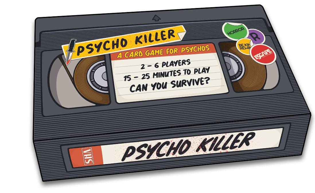 Psycho Killer: The Card Game - A game for Psychos, Multicolor, 5.08 x 5.08 x 5.08 cm