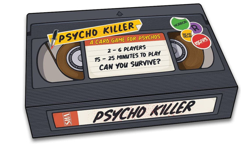 Psycho Killer: The Card Game - A game for Psychos, Multicolor, 5.08 x 5.08 x 5.08 cm
