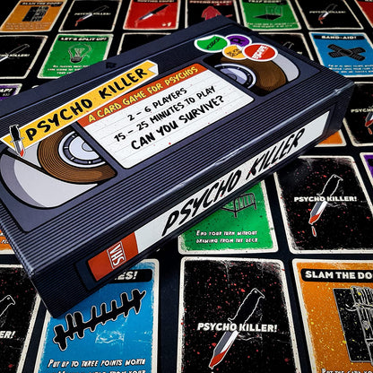 Psycho Killer: The Card Game - A game for Psychos, Multicolor, 5.08 x 5.08 x 5.08 cm