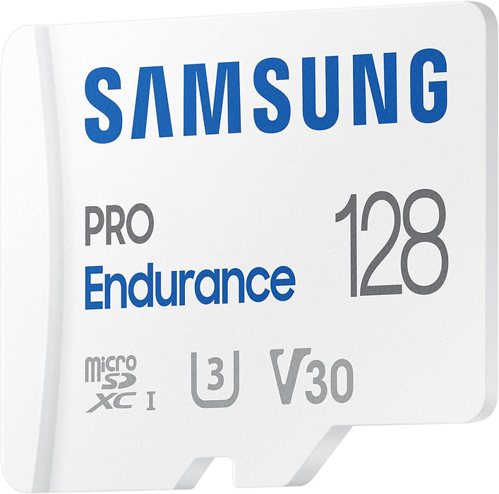 Samsung PRO Endurance 128GB microSDXC UHS-I U3 100MB/s Video Monitoring Memory Card with Adapter (MB-MJ128KA) 128 GB