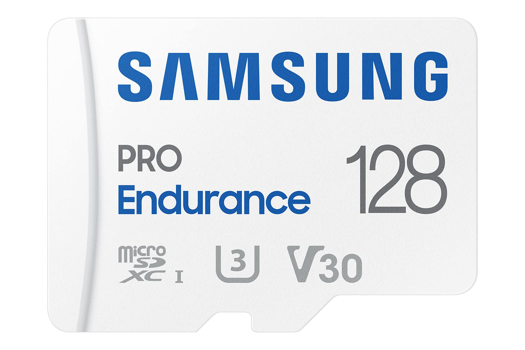 Samsung PRO Endurance 128GB microSDXC UHS-I U3 100MB/s Video Monitoring Memory Card with Adapter (MB-MJ128KA) 128 GB
