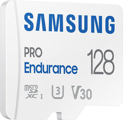 Samsung PRO Endurance 128GB microSDXC UHS-I U3 100MB/s Video Monitoring Memory Card with Adapter (MB-MJ128KA) 128 GB