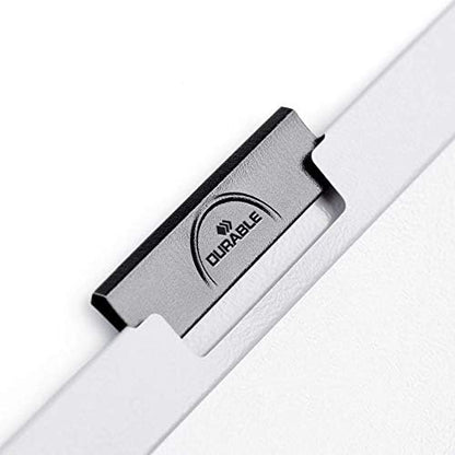 Durable DURAClip 30 A4 Clip Folder | Holds Up to 30 Sheets of A4 Paper | Robust Metal Sprung Clip | Pack of 25 Black Coloured Files