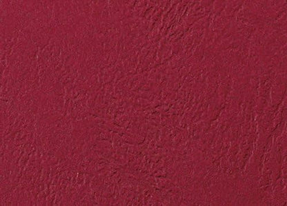 GBC Antelope Binding Covers Leather-look Plain A4 Red Ref CE040030