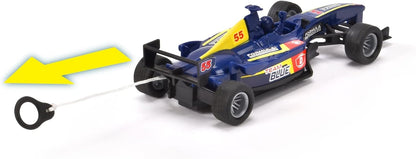 Dickie Toys 203341035 Racer Formula Racing Car 14 cm, Scale 1:32, 3 Models Available: Silver, Blue or Red