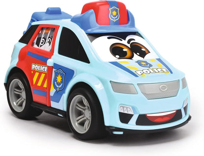Dickie Toys 204112002 ABC Toddler Vehicles-One of Three Different Wind, Taxi, Fire Engine, Police Car, Ideal for Babies from 12 Months, Multicoloured