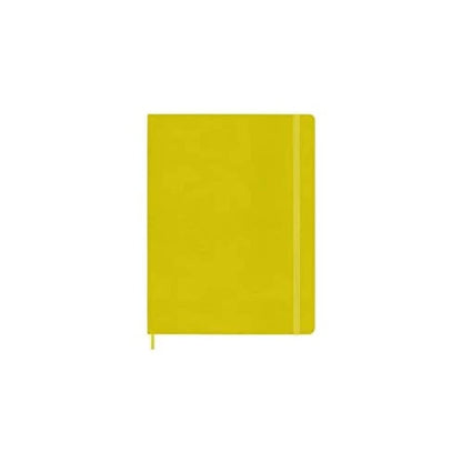 Moleskine Classic Notebook, Hard Cover, XL (7.5" x 9.5") Ruled/Lined, Hay Yellow (Silk), 192 Pages