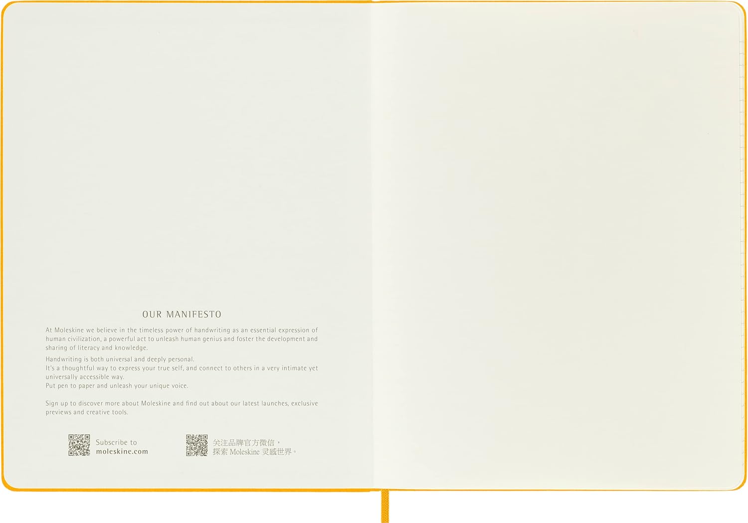 Moleskine Classic Notebook, Hard Cover, XL (7.5" x 9.5") Ruled/Lined, Orange Yellow (Silk), 192 Pages
