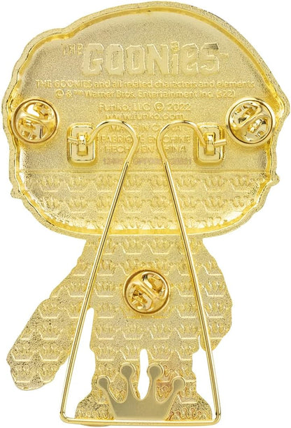 Loungefly POP! Large Enamel Pin GOONIES: MIKEY - Chunk - the Goonies Enamel Pins - Cute Collectable Novelty Brooch - for Backpacks & Bags - Gift Idea - Official Merchandise - Movies Fans